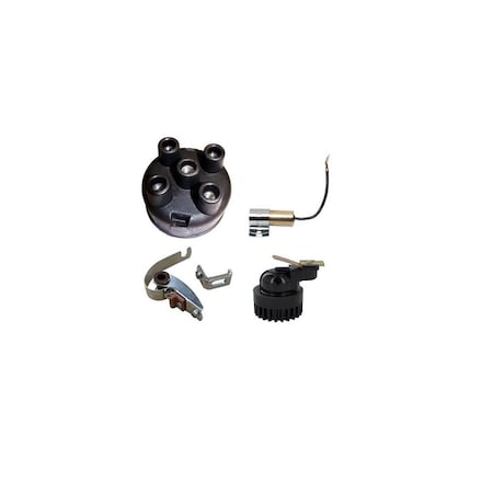 Aic Replacement Parts J4 Magneto Rotor Ignition Kit & Cap Fits IH Fits FARMALL Fits Cub 351692R91-IgnitionTuneUpKit